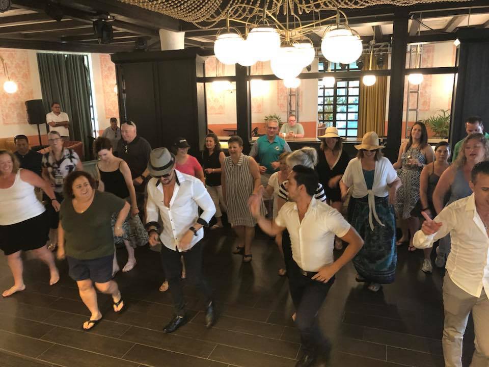 Cruise Planners Elite Summit UNICO Salsa Dancing
